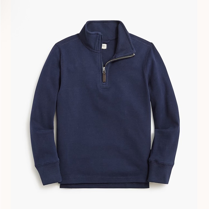 J. Crew Boys' Half-Zip Popover Sweatshirt